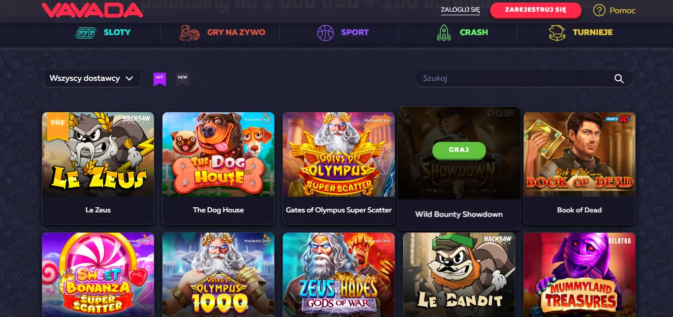 Szybkie metody płatności w kasynie online Vavada